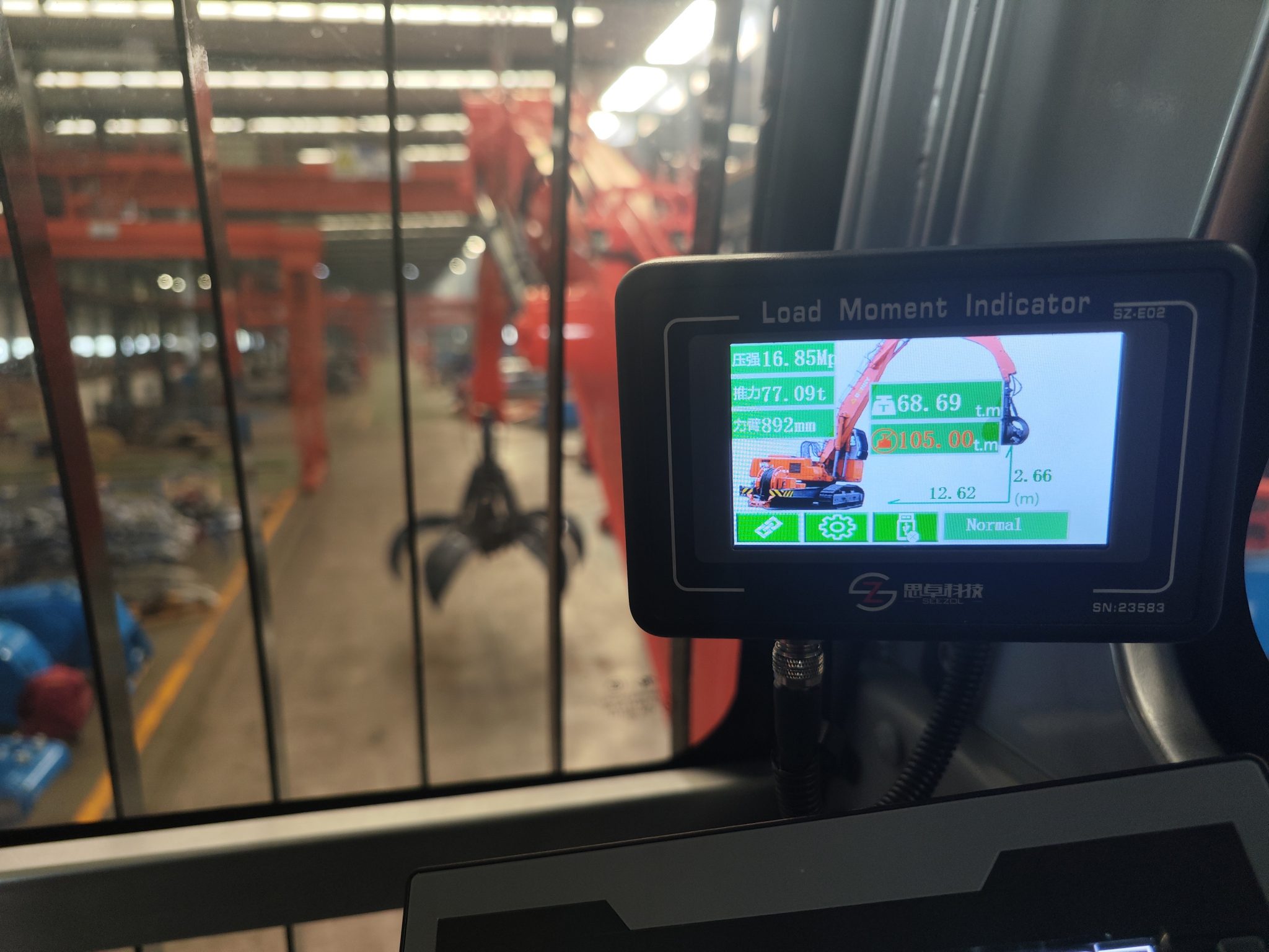 Material Load Control Hydraulic Material Handler load indicator – Crane Load indicator,lorry ...