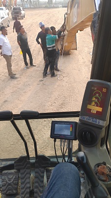 excavator load moment indicator